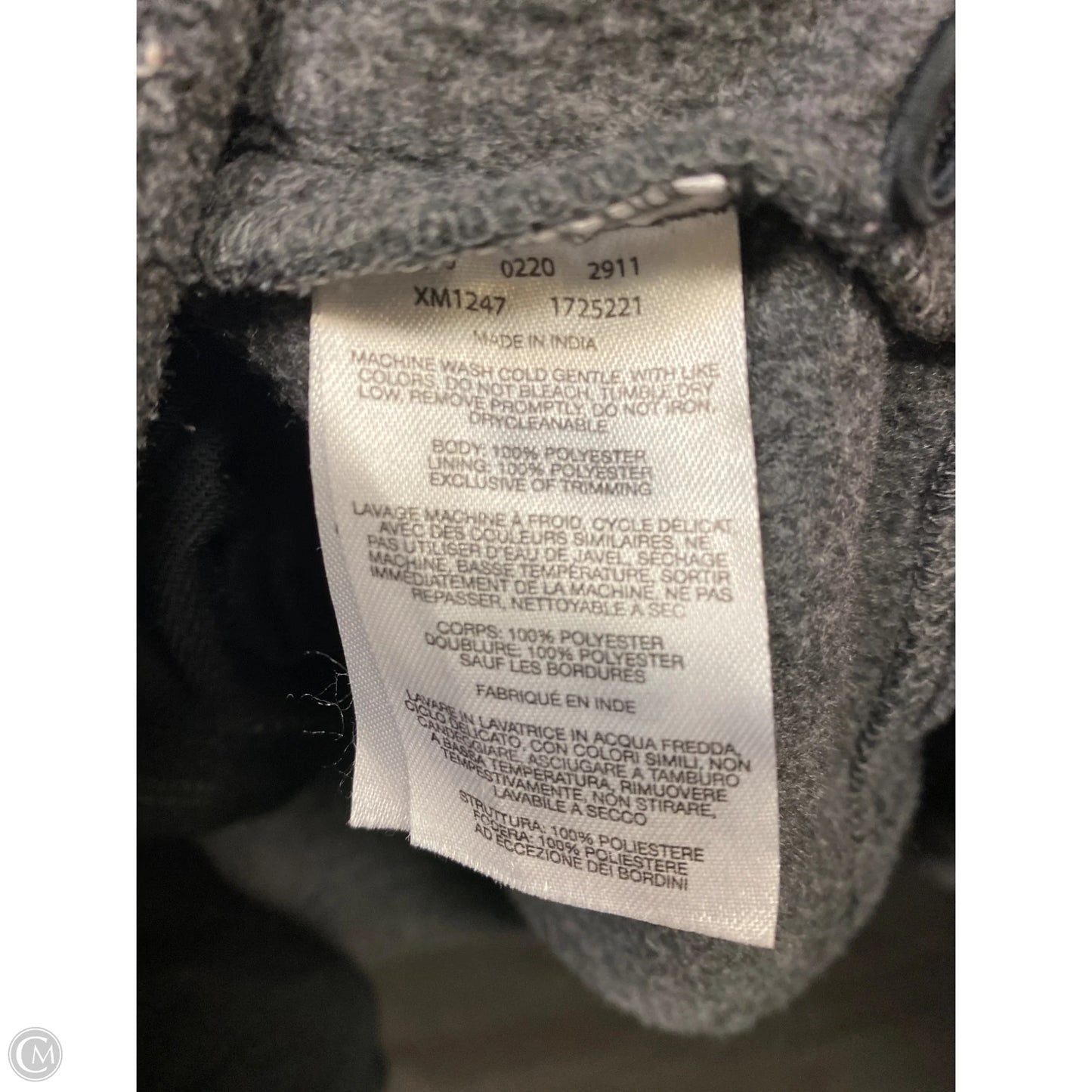 Jacket Fleece By Columbia In Grey, Size: Xl