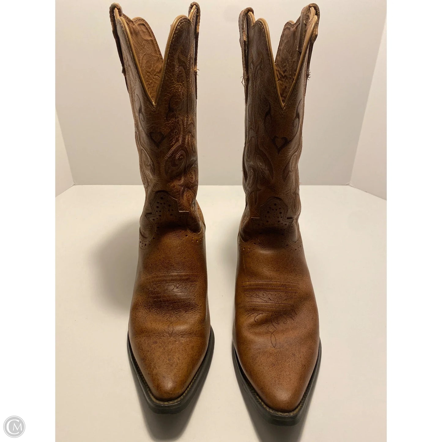 Boots Western By Justin In Brown, Size: 11