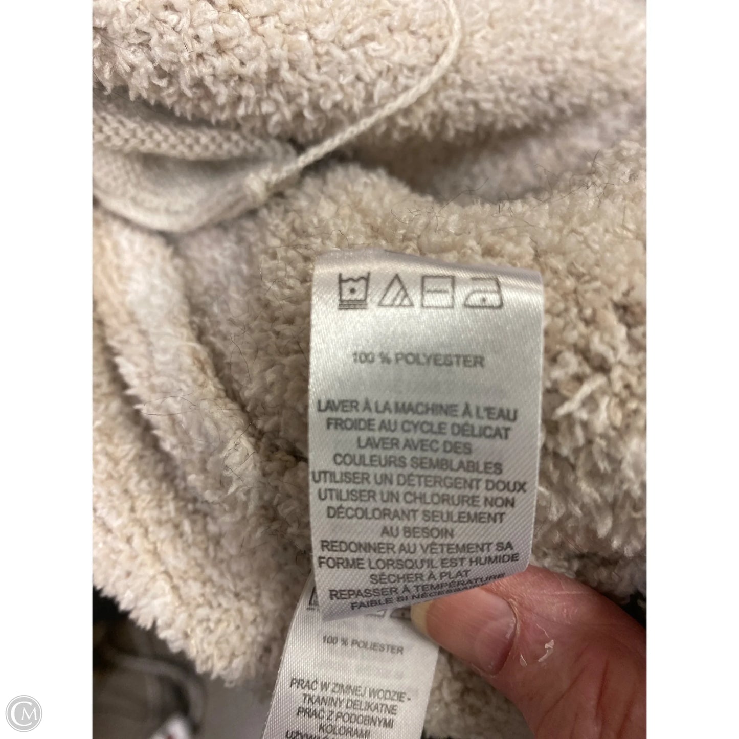 Cardigan Designer By Halston In Tan, Size: M