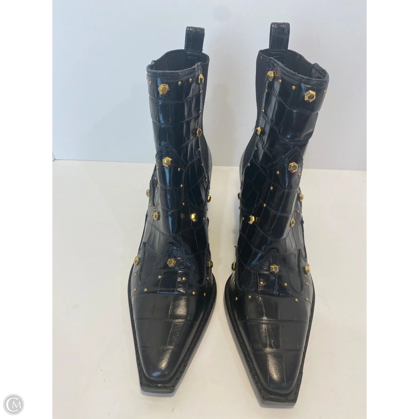 Boots Ankle Heels By Vince Camuto In Black, Size: 6