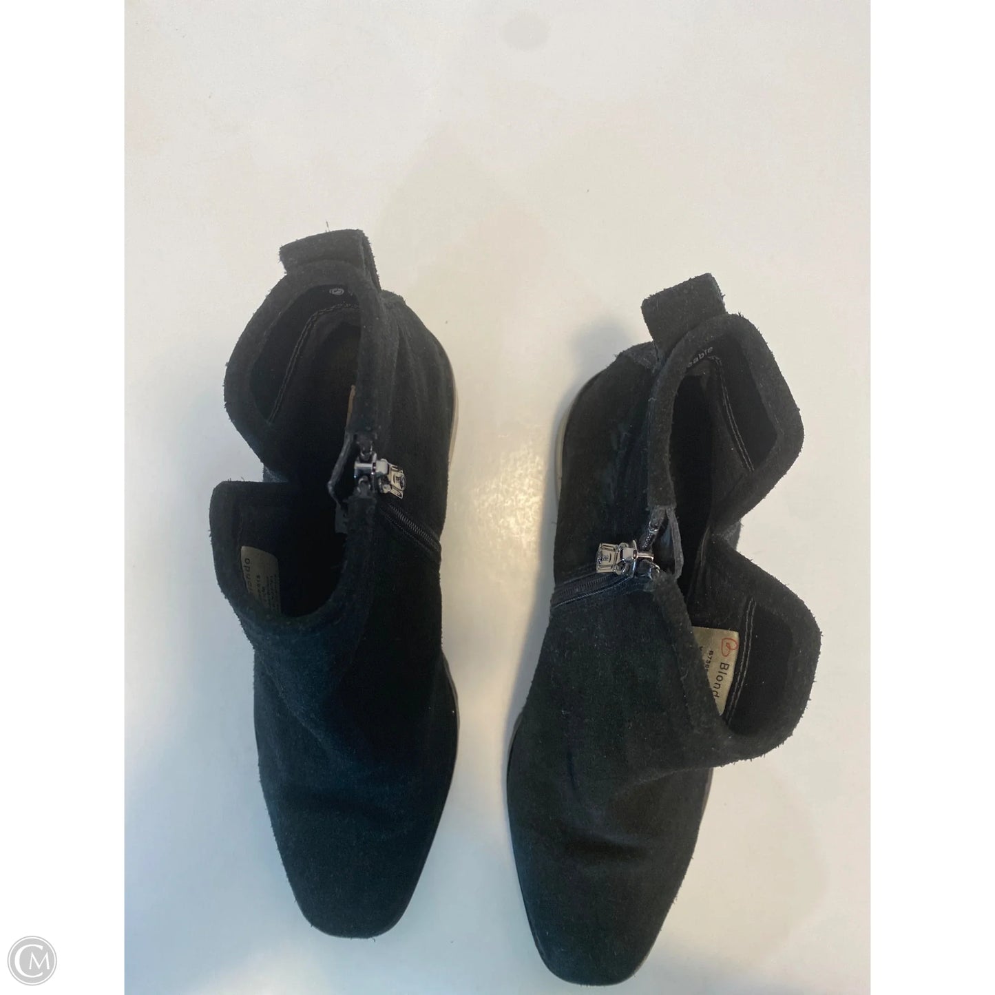 Boots Ankle Heels By Blondo In Black, Size: 7.5