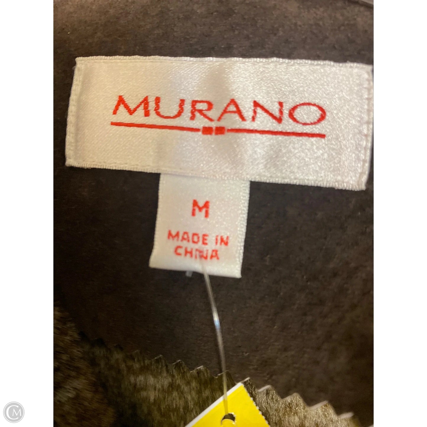 Coat Leather By Clothes Mentor In Brown, Size: M
