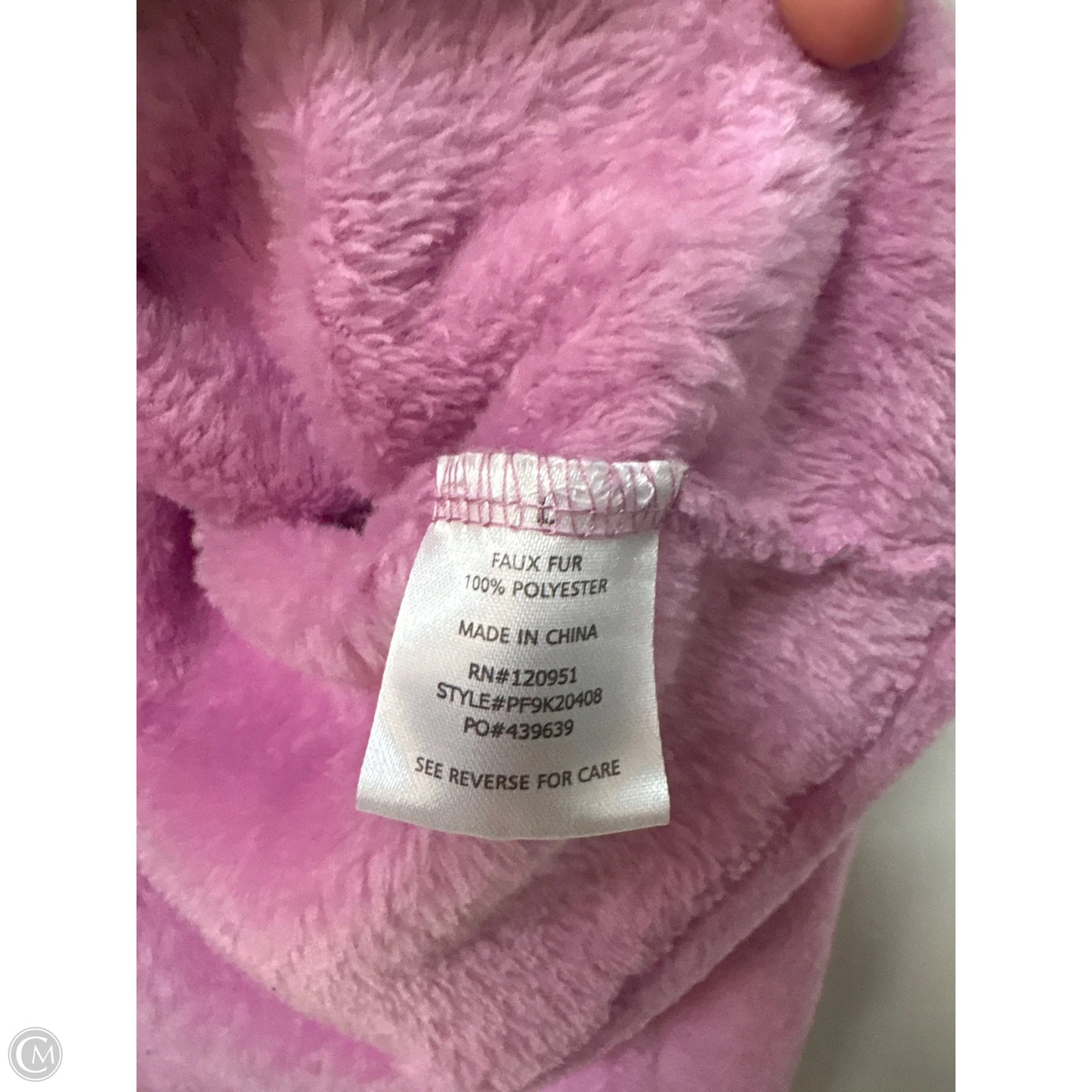 Sweatshirt Hoodie By Pink Rose In Pink, Size: L