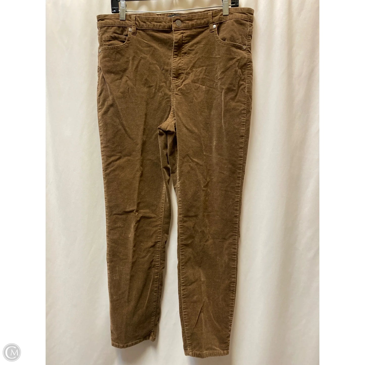 Pants Corduroy By Well Worn In Brown, Size: 14