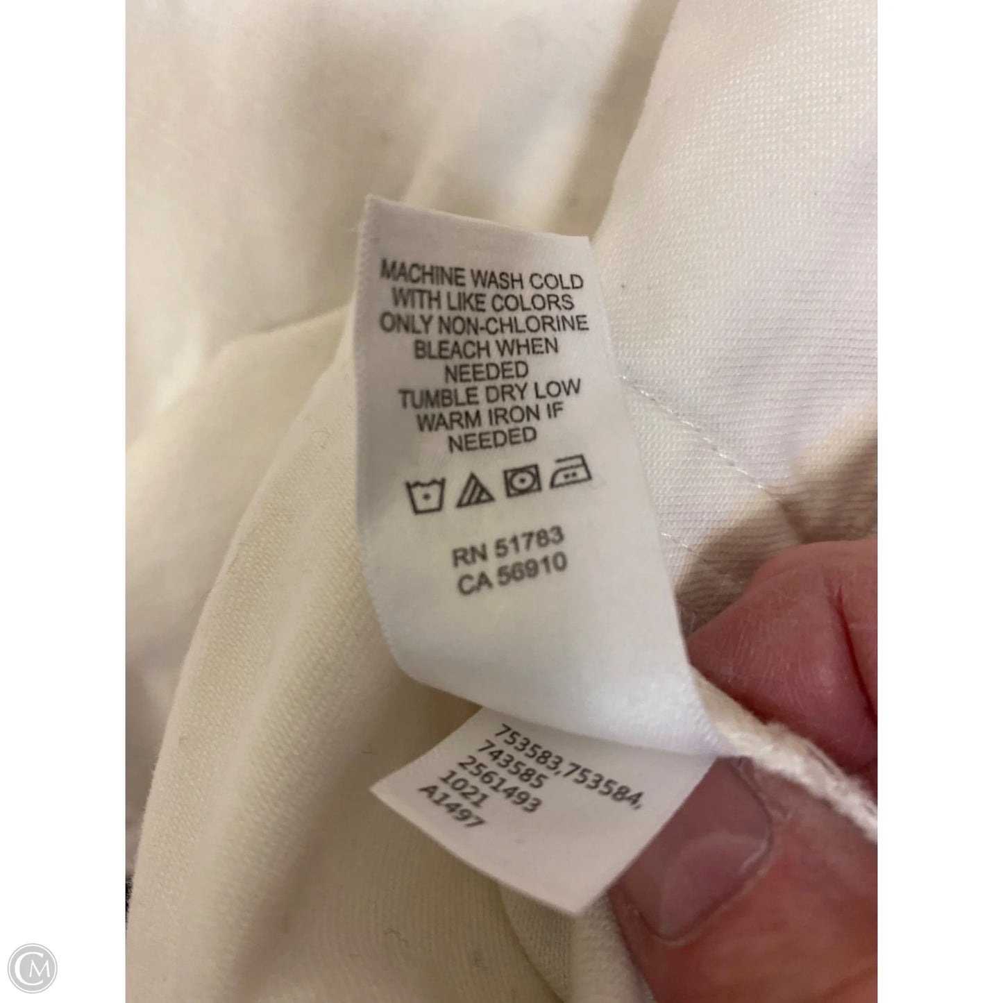 Jacket Denim By Maurices In White Denim, Size: L