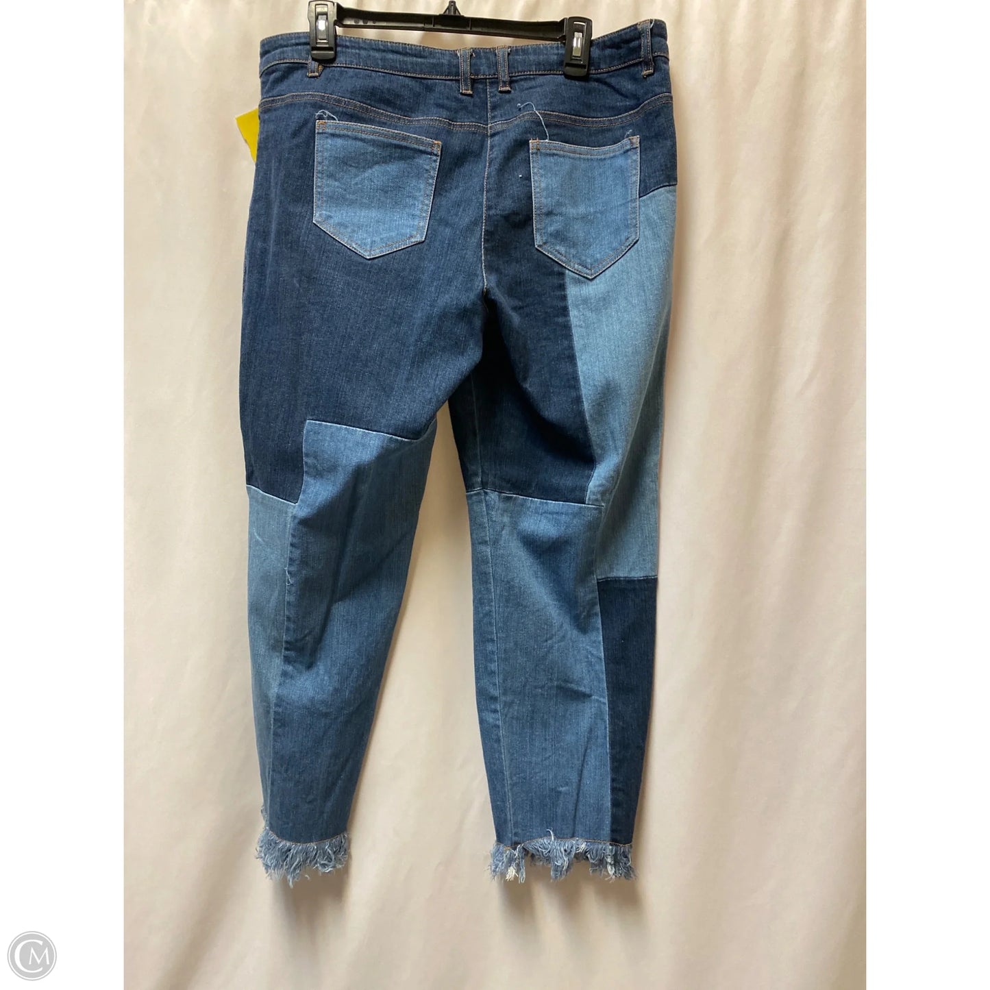Jeans Straight By Mark In Blue Denim, Size: 14