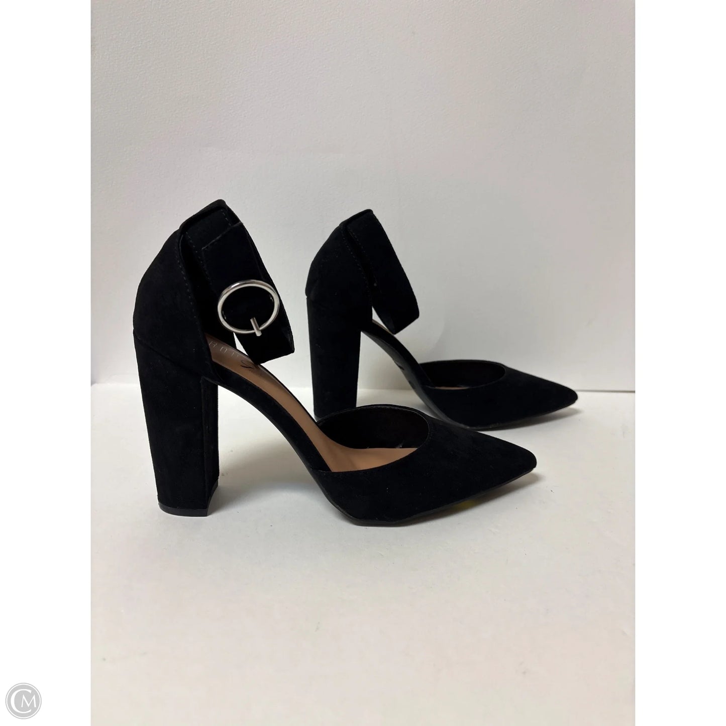 Shoes Heels Block By Rouge In Black, Size: 10