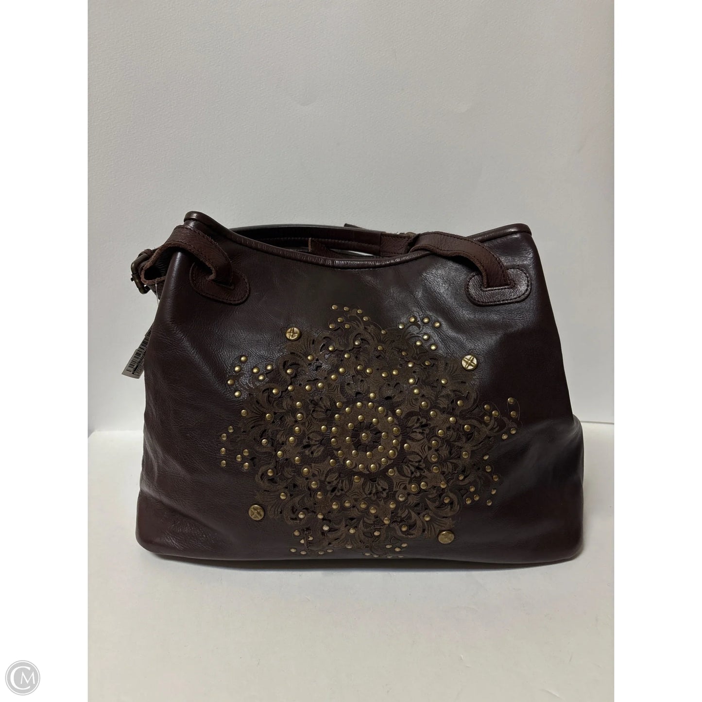 Handbag Leather By Clothes Mentor, Size: Large