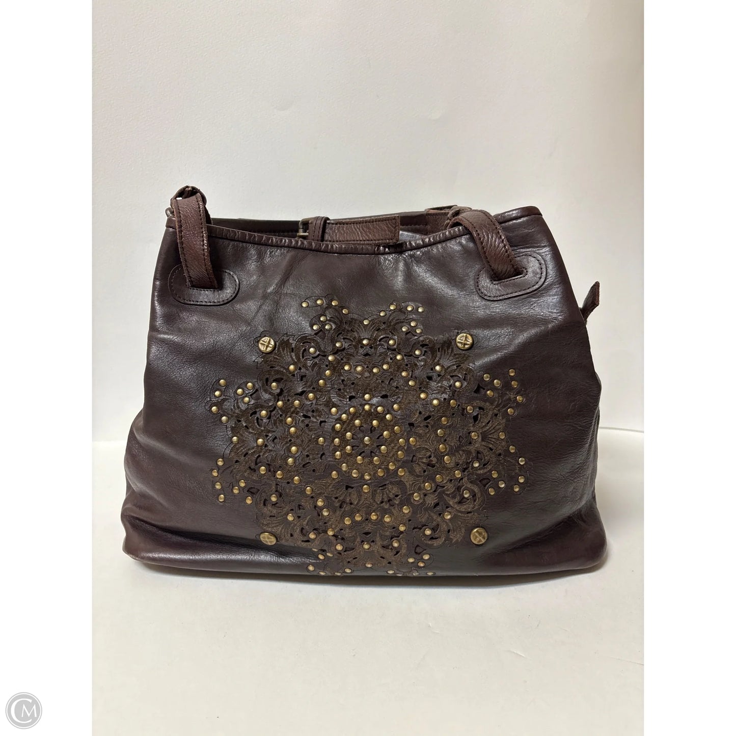 Handbag Leather By Clothes Mentor, Size: Large