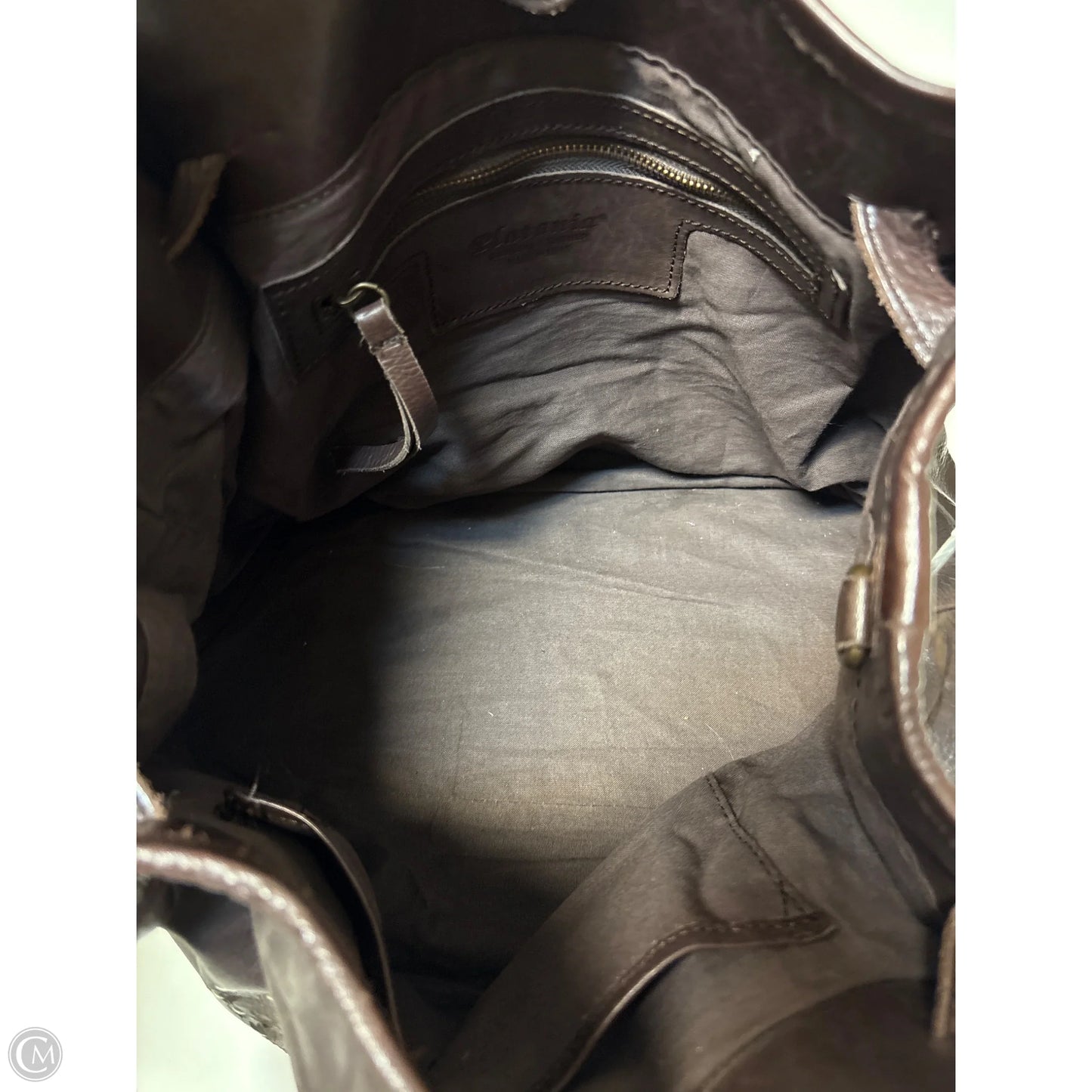 Handbag Leather By Clothes Mentor, Size: Large