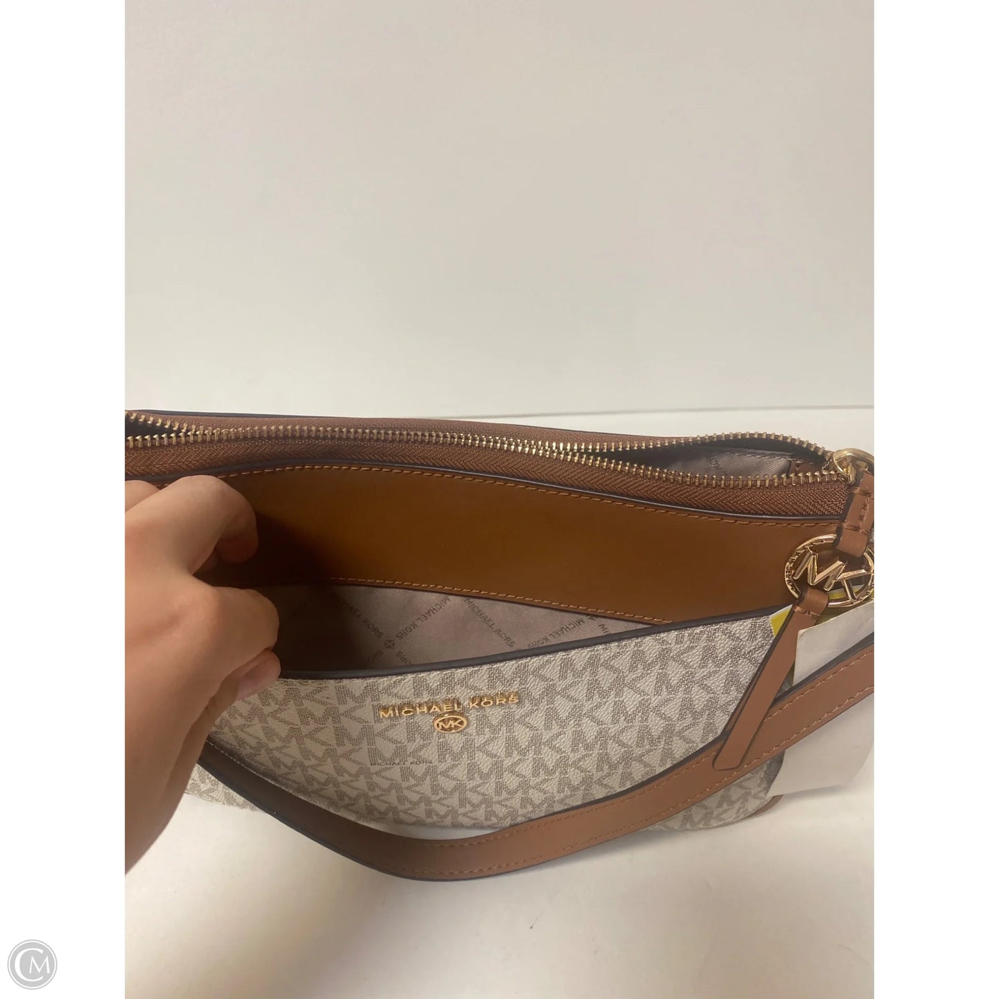 Crossbody Designer By Michael Kors, Size: Medium