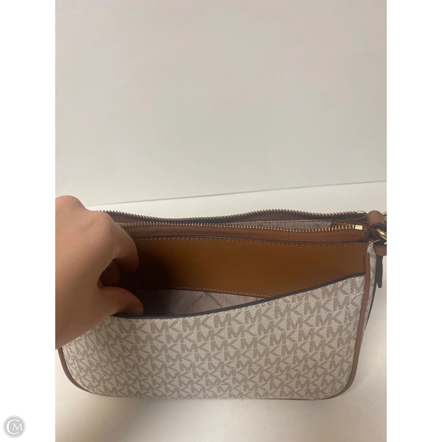 Crossbody Designer By Michael Kors, Size: Medium