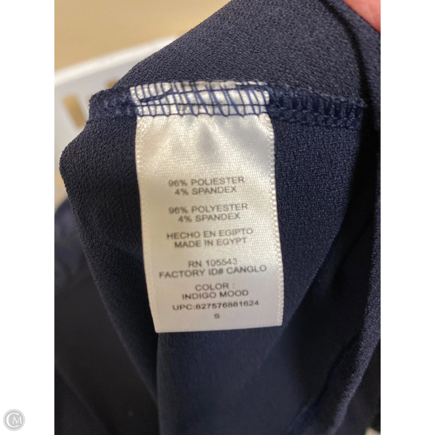 Top Long Sleeve By Daisy Fuentes In Navy, Size: S