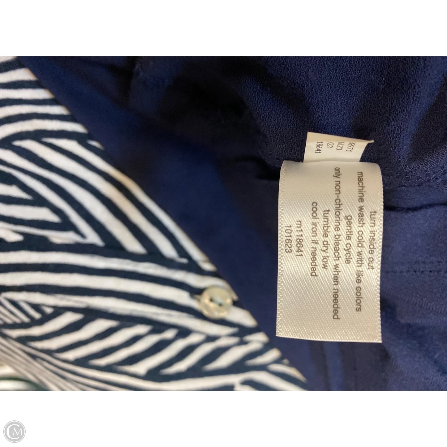 Top Long Sleeve By Lane Bryant In Navy, Size: L