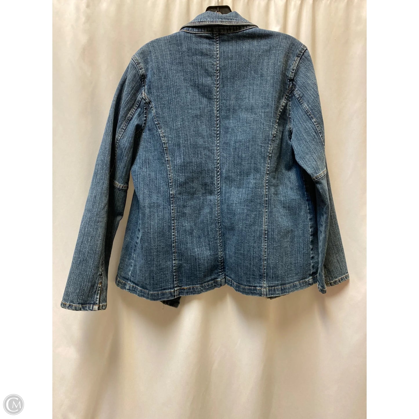 Jacket Denim By Rxb In Navy, Size: Xl