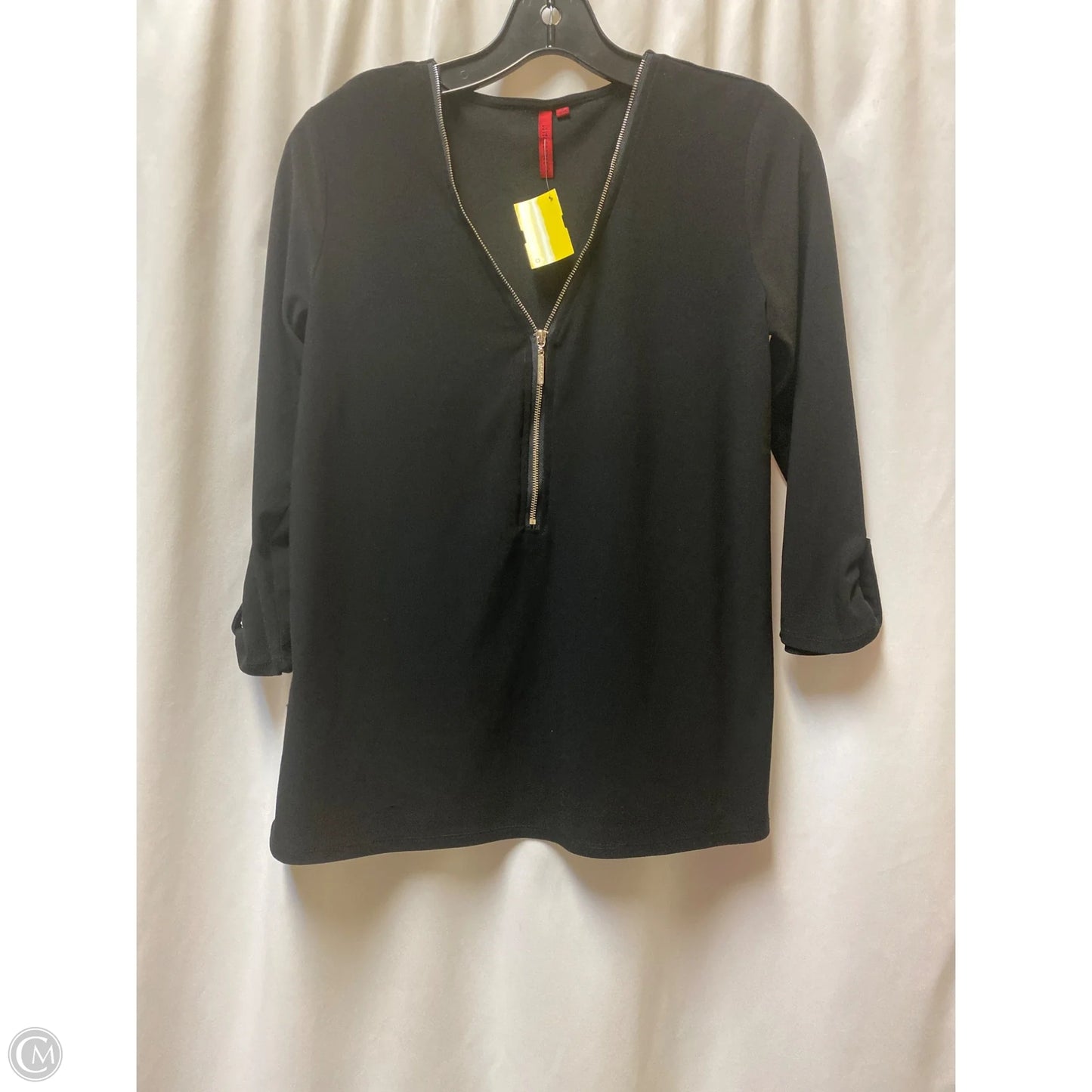 Top Long Sleeve By Love Scarlett In Black, Size: S