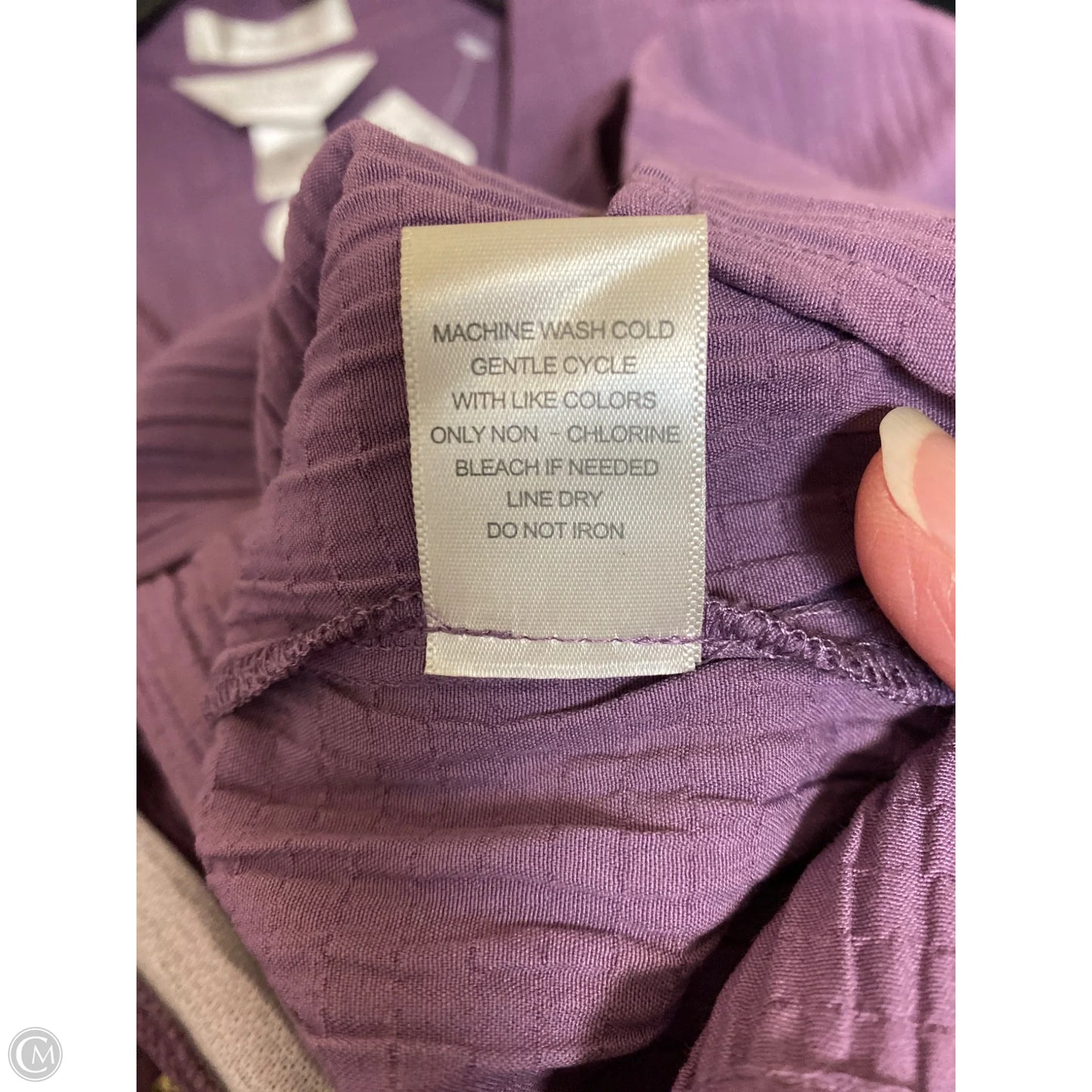 Top Long Sleeve By Christopher And Banks In Purple, Size: 3x