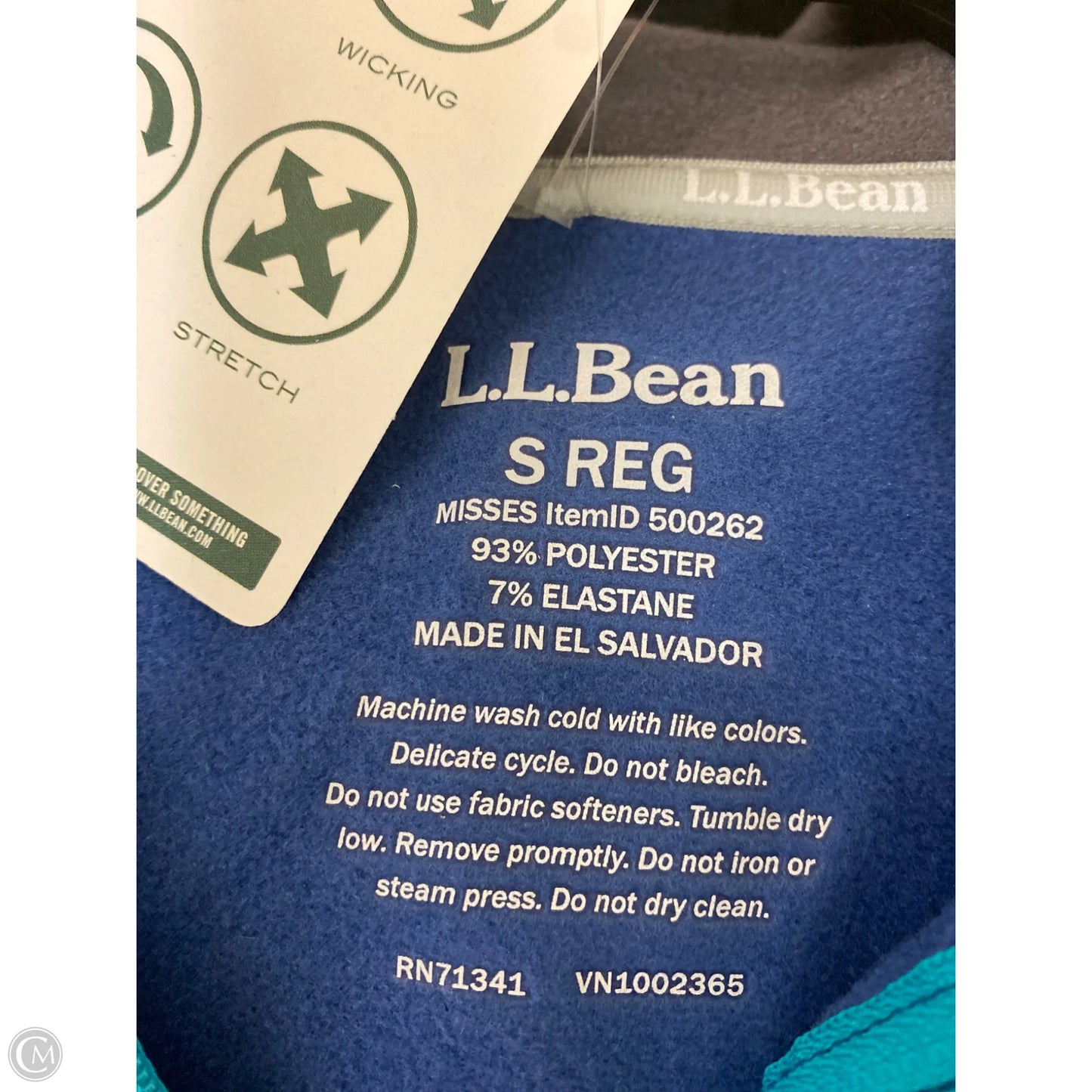 Sweatshirt Hoodie By L.l. Bean In Blue, Size: S