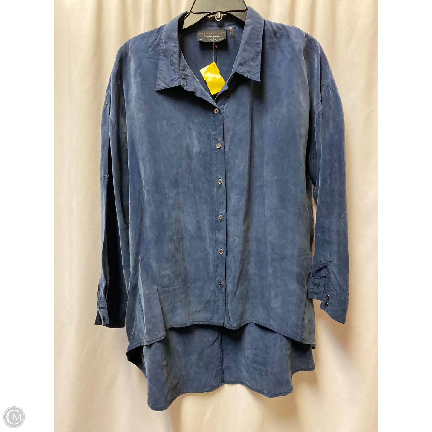 Top Long Sleeve By Dress Forum In Blue, Size: L