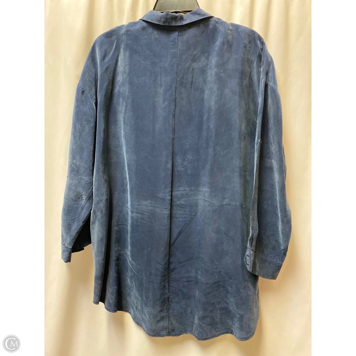 Top Long Sleeve By Dress Forum In Blue, Size: L