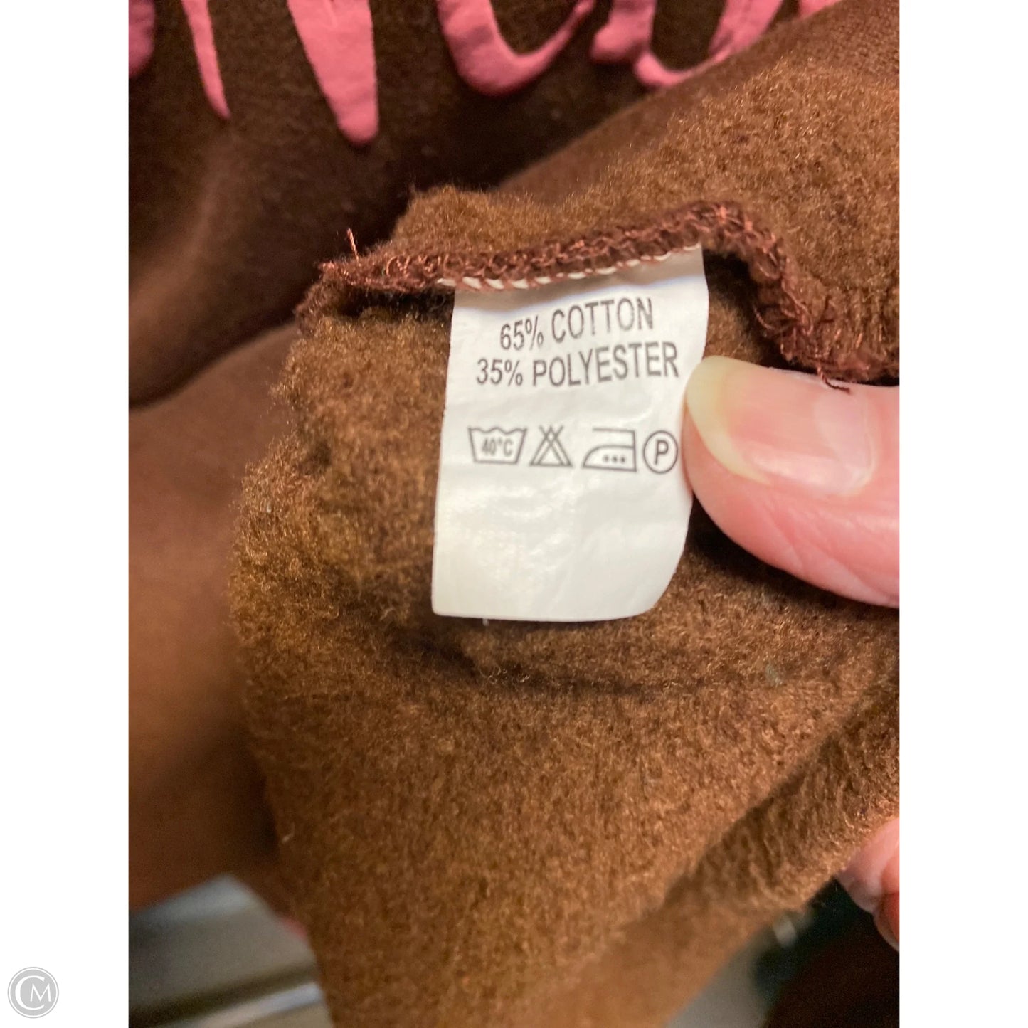 Sweatshirt Hoodie By Clothes Mentor In Brown, Size: S