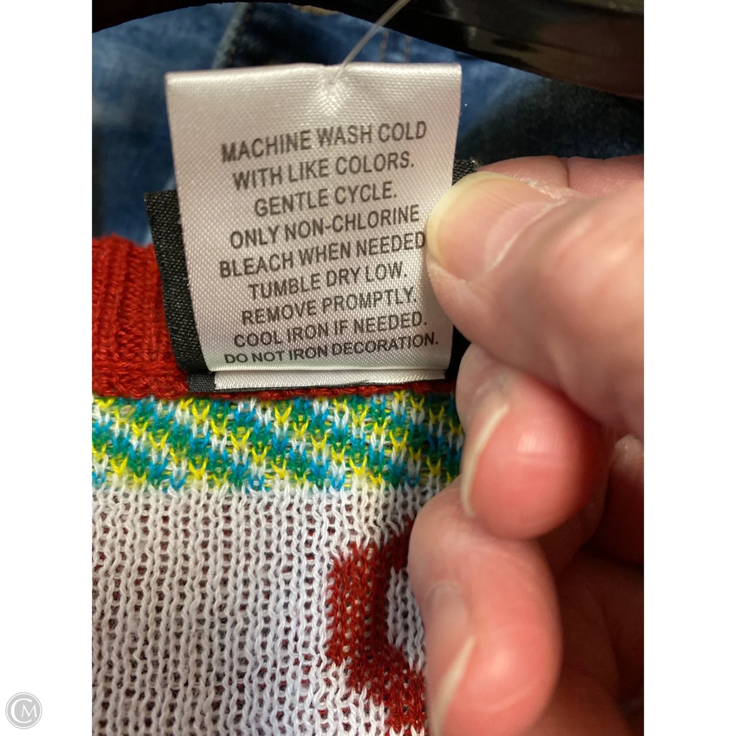 Sweater By Clothes Mentor In Maroon, Size: L