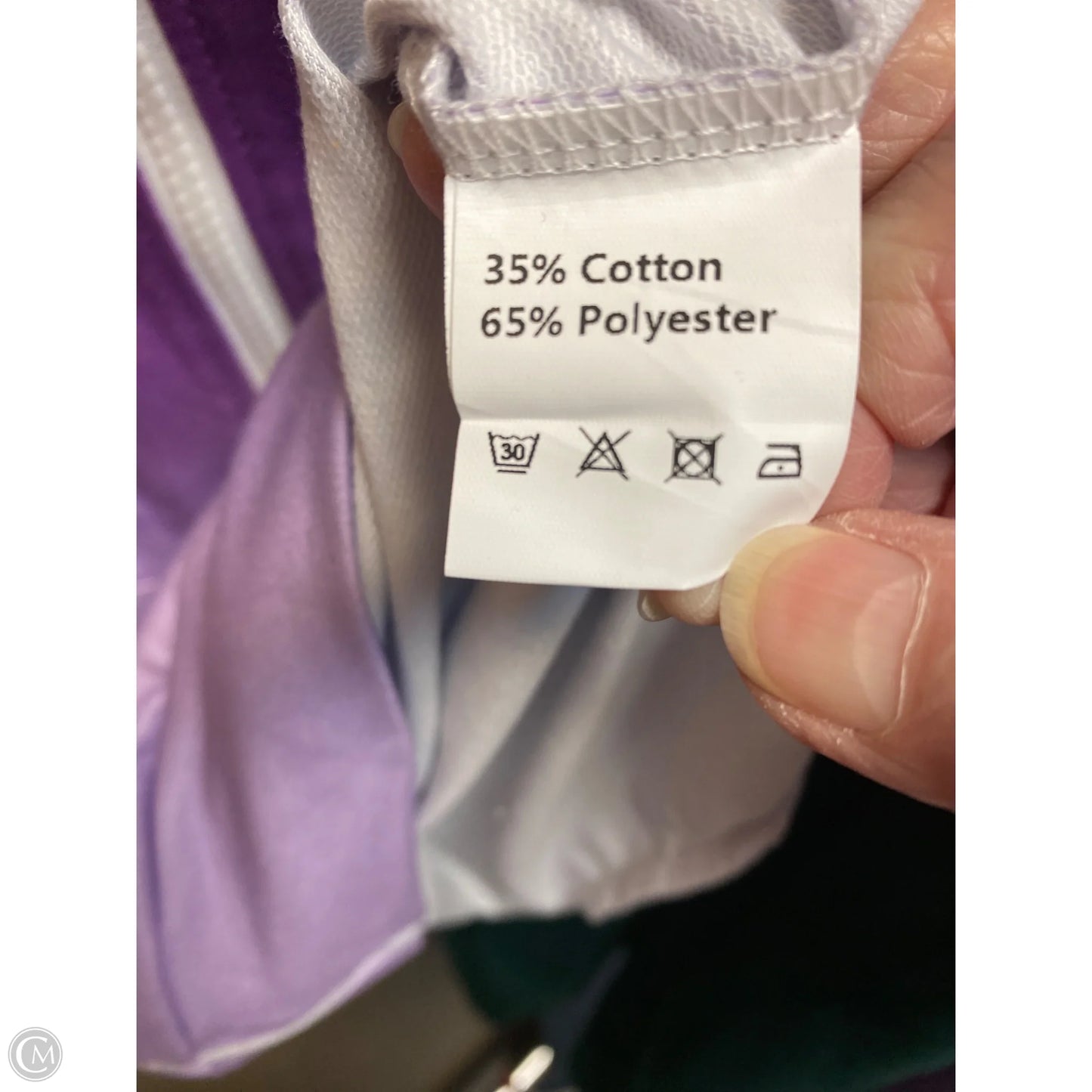 Sweatshirt Hoodie By Clothes Mentor In Purple, Size: M