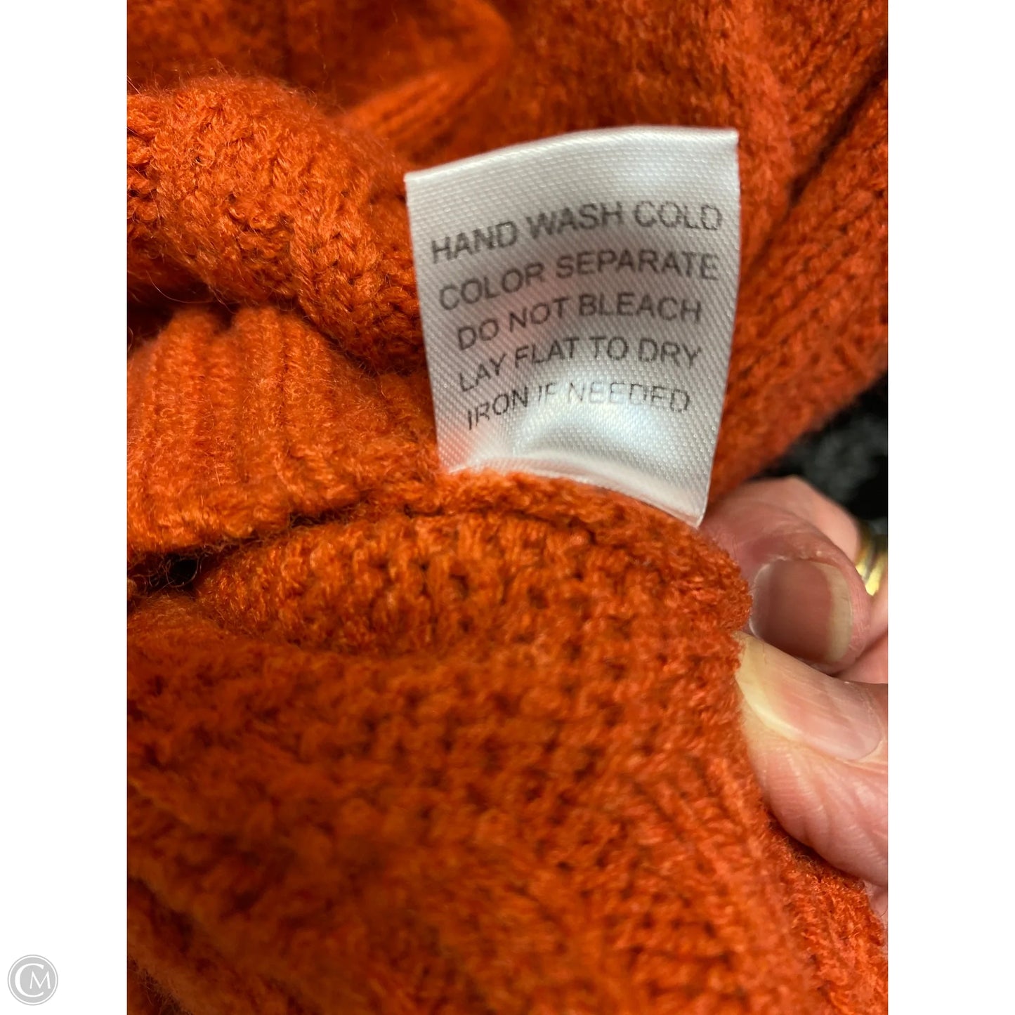 Vest Sweater By Clothes Mentor In Orange, Size: M