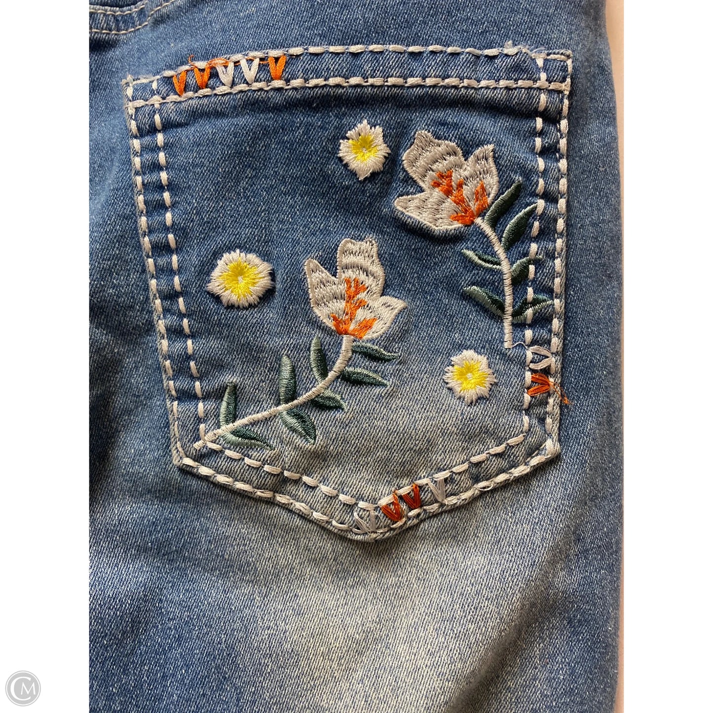 Jeans Flared By Clothes Mentor In Navy, Size: L