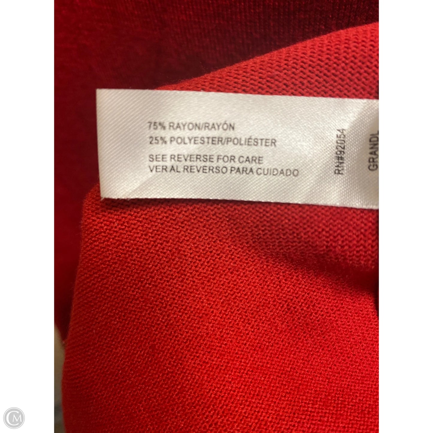 Sweater By By Design In Red, Size: 2x