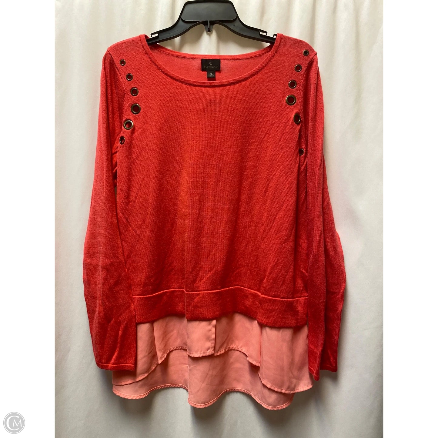 Sweater By Worthington In Pink, Size: Xl