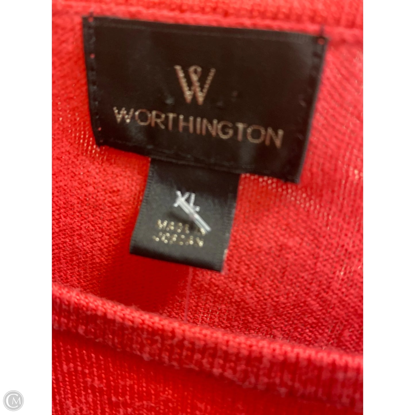 Sweater By Worthington In Pink, Size: Xl