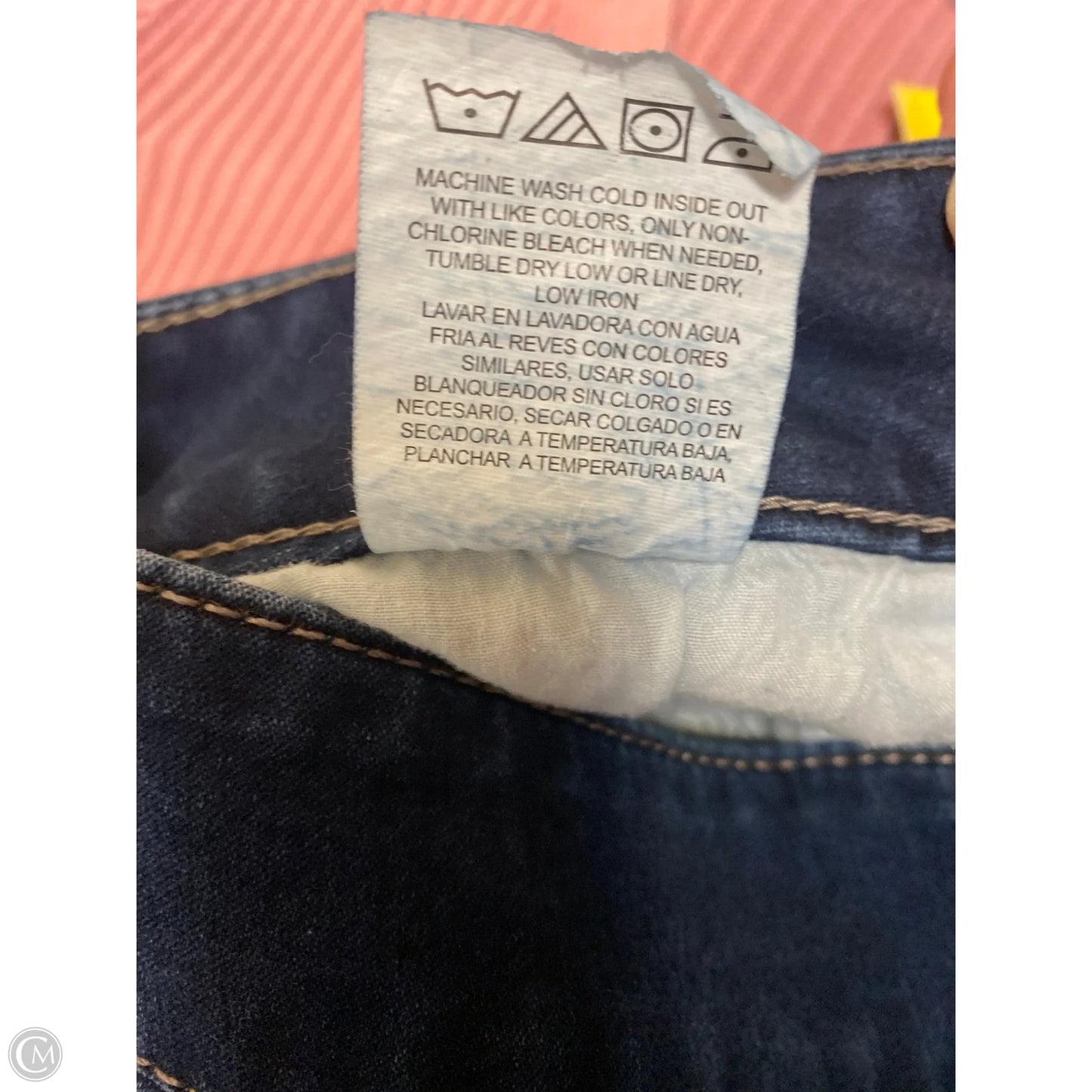 Jeans Cropped By Riders In Navy, Size: 14