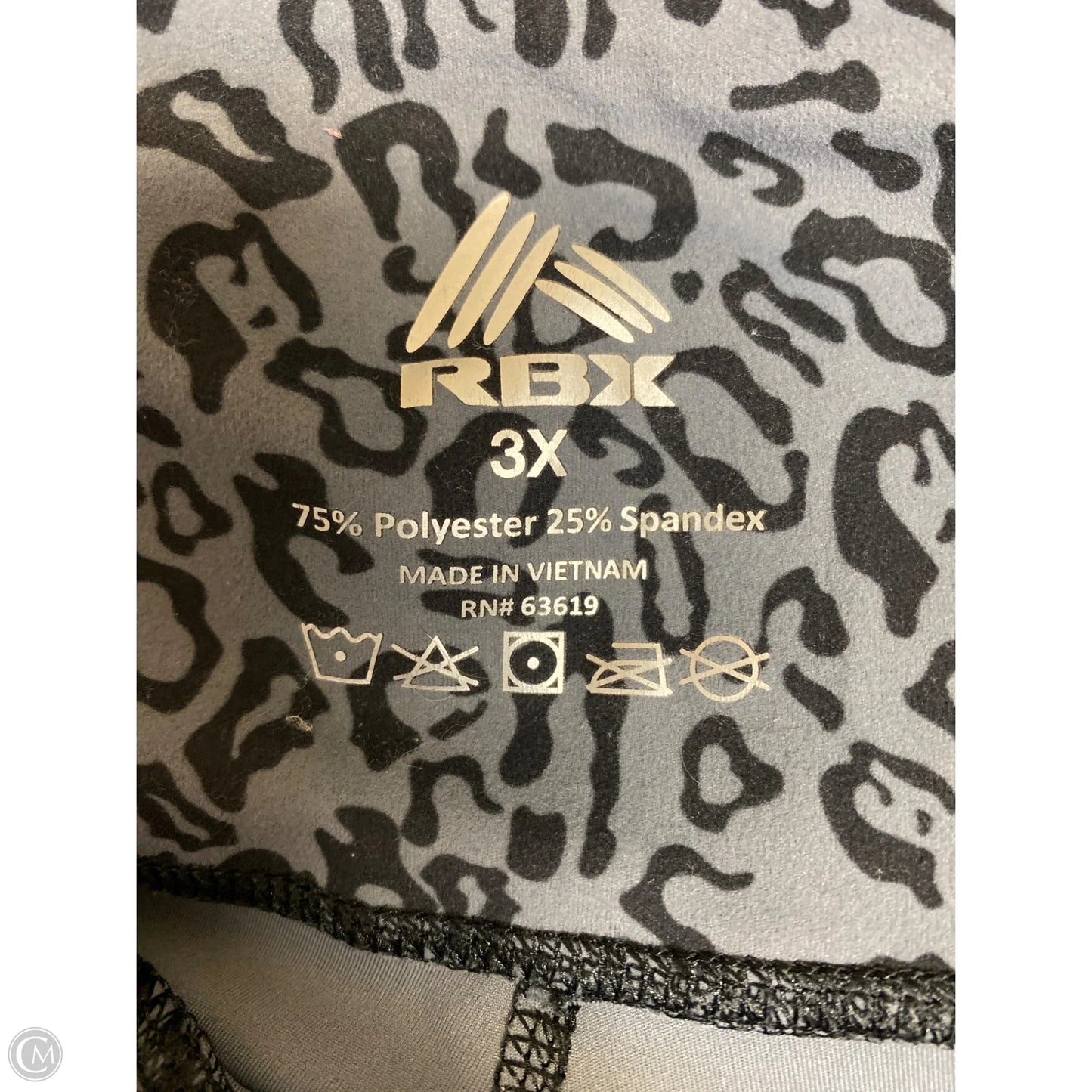 Athletic Leggings By Rbx In Grey, Size: 3x