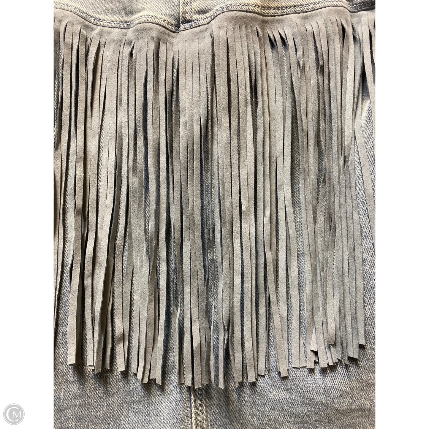 Jacket Denim By Clothes Mentor In Blue Denim, Size: M