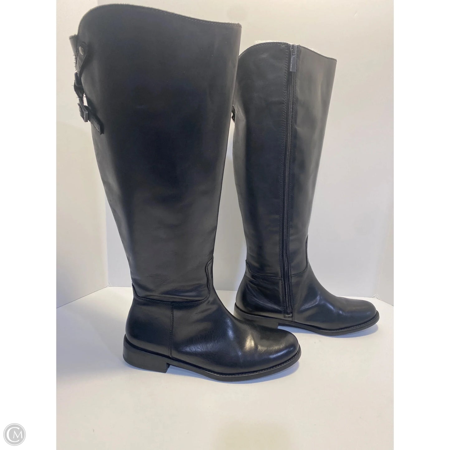 Boots Knee Flats By Vince Camuto In Black, Size: 10