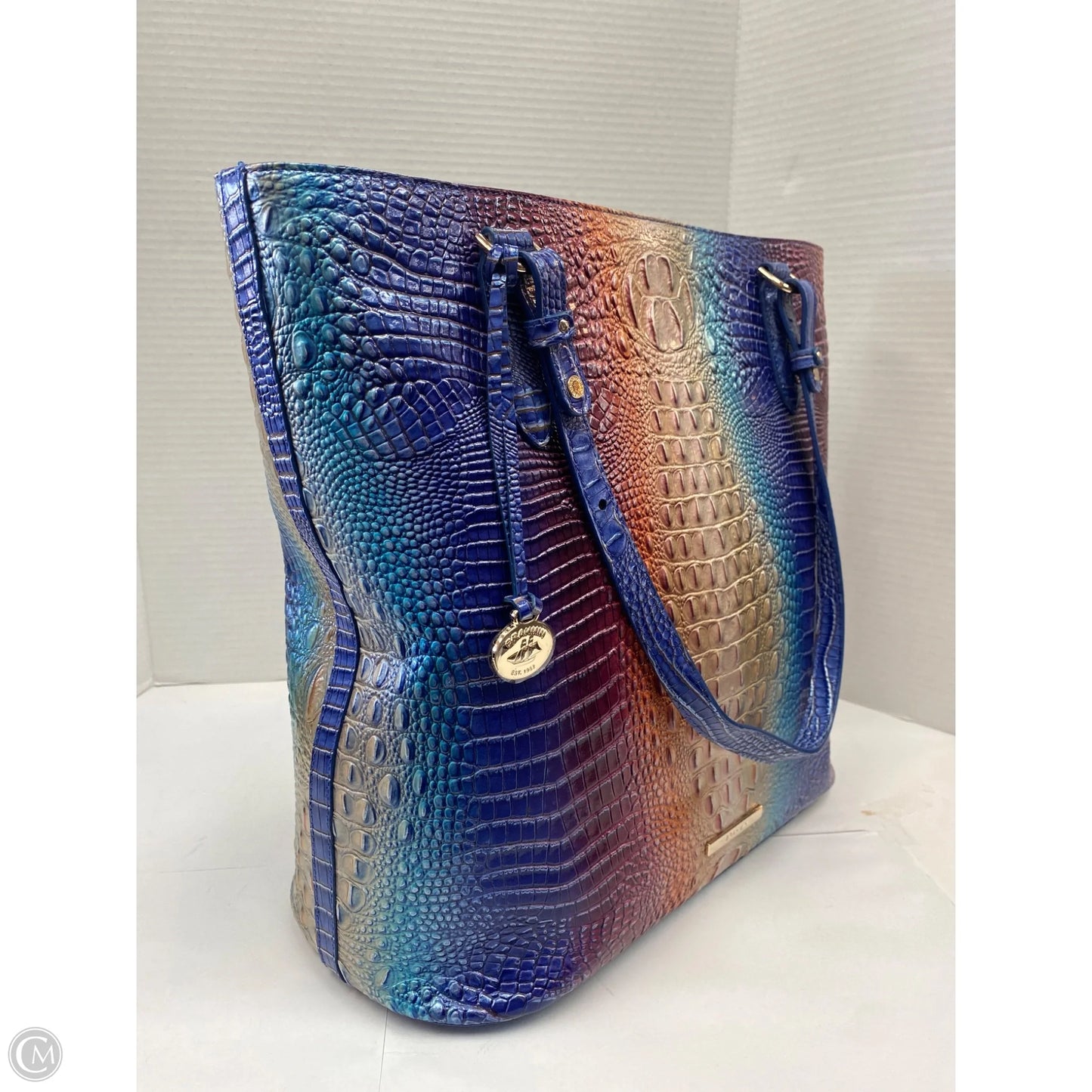 Handbag Designer By Brahmin, Size: Large