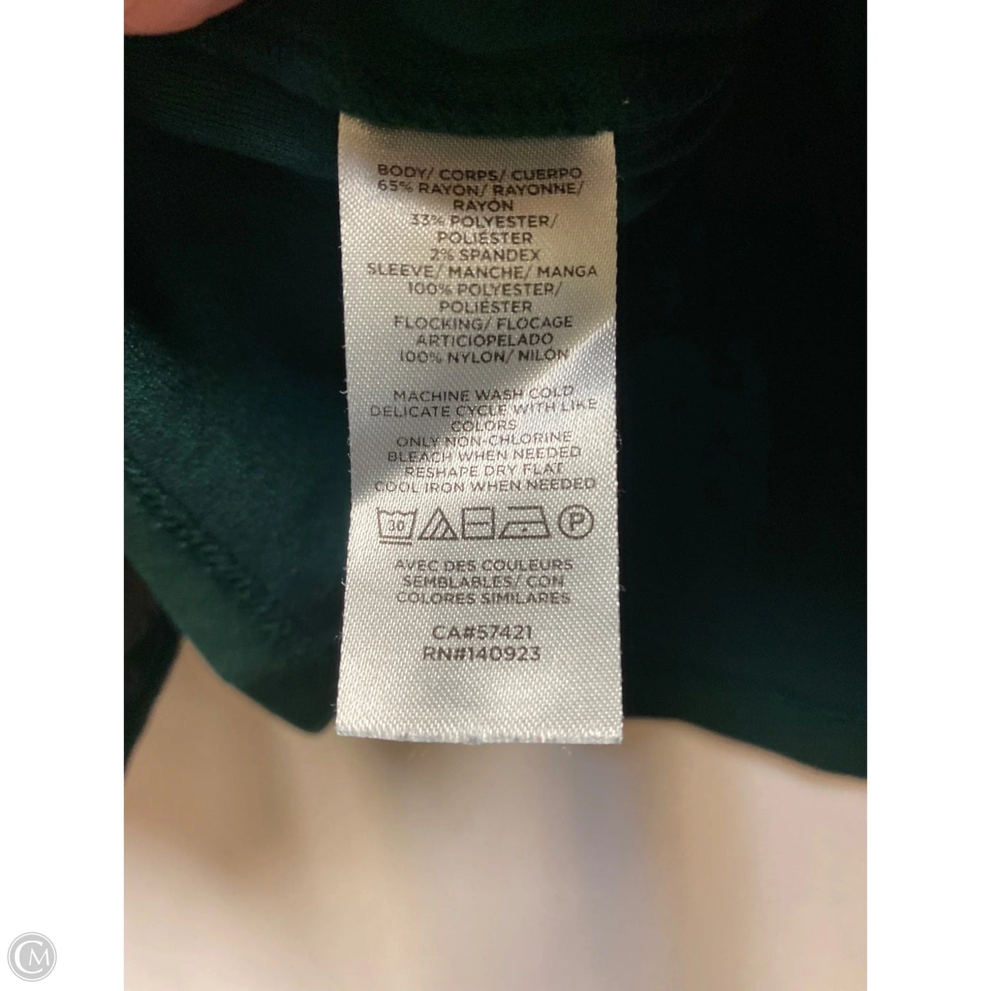 Top Long Sleeve By Loft In Green, Size: Xl