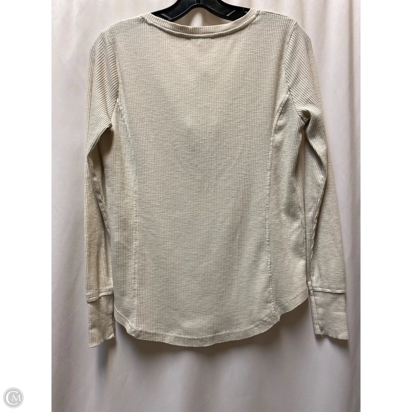 Top Long Sleeve By Jane And Delancey In Tan, Size: S