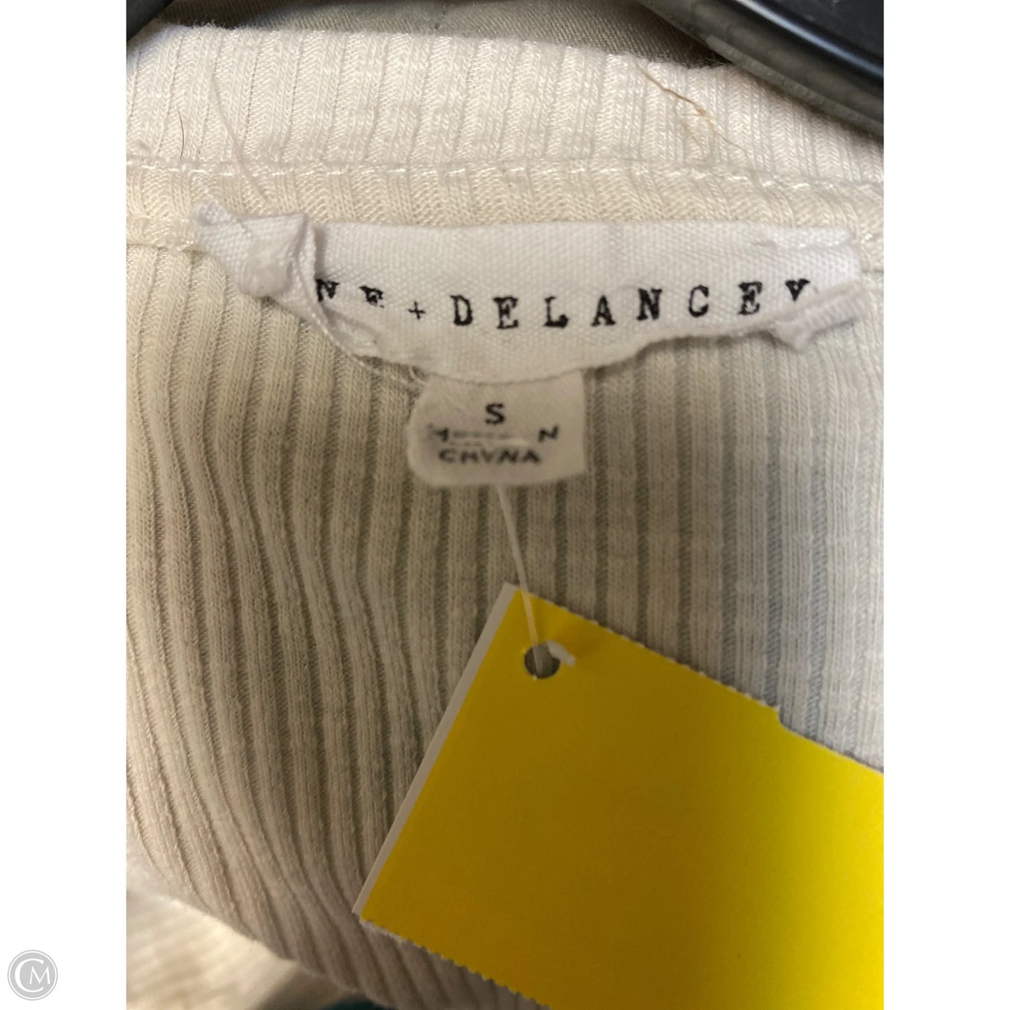 Top Long Sleeve By Jane And Delancey In Tan, Size: S
