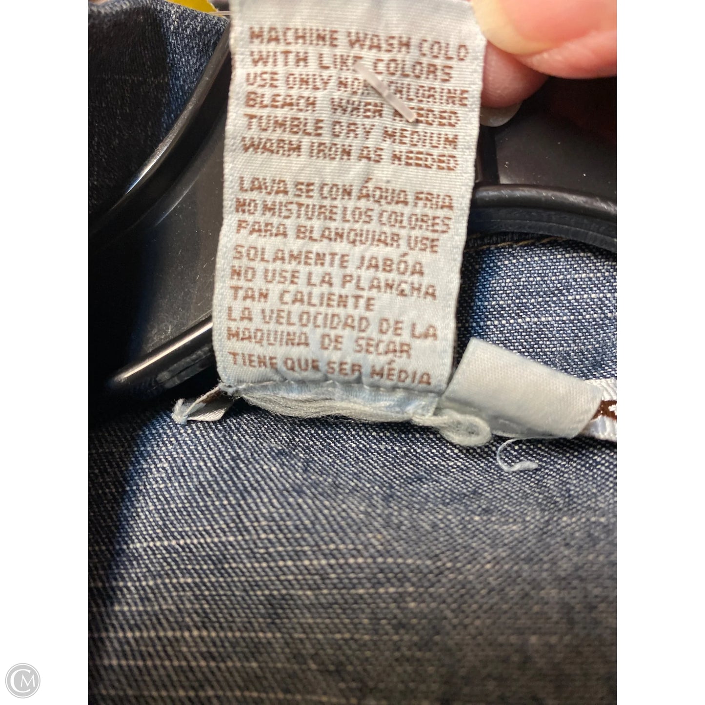 Jacket Denim By Ami In Blue Denim, Size: M