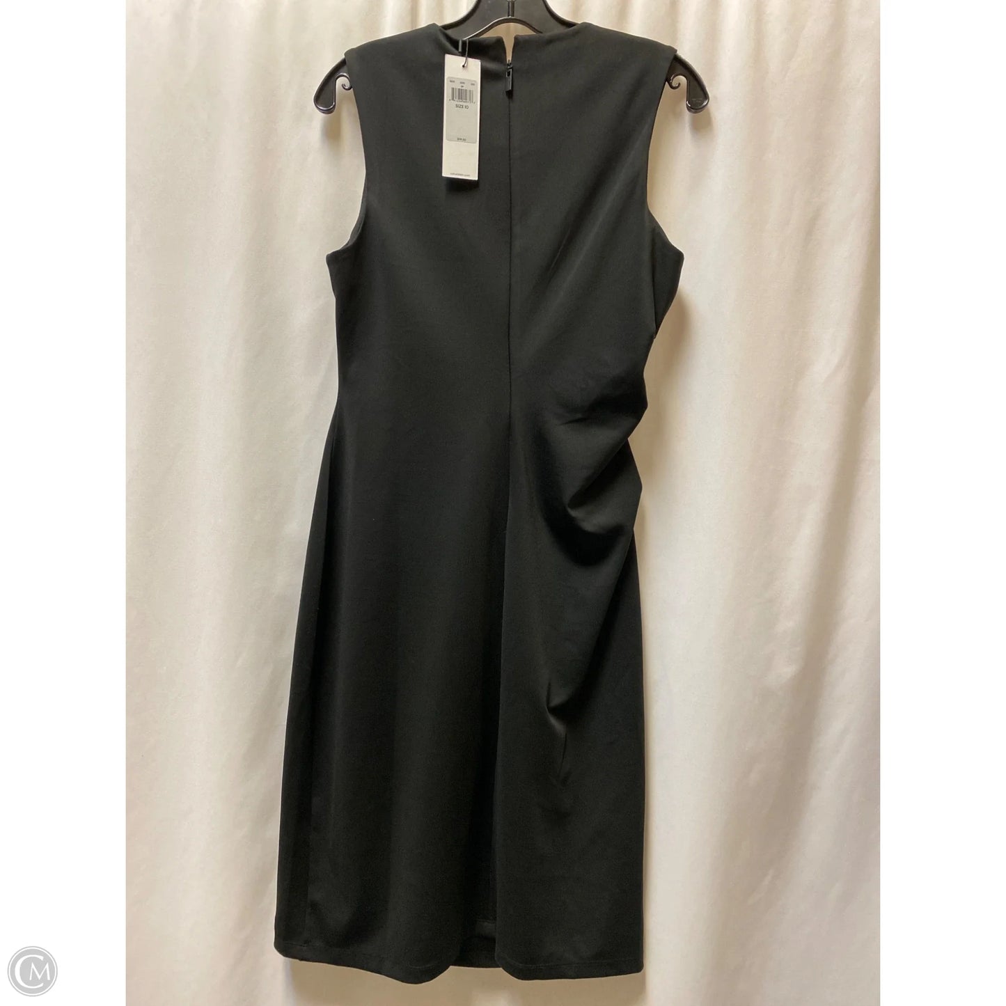 Dress Casual Midi By Calvin Klein In Black, Size: M