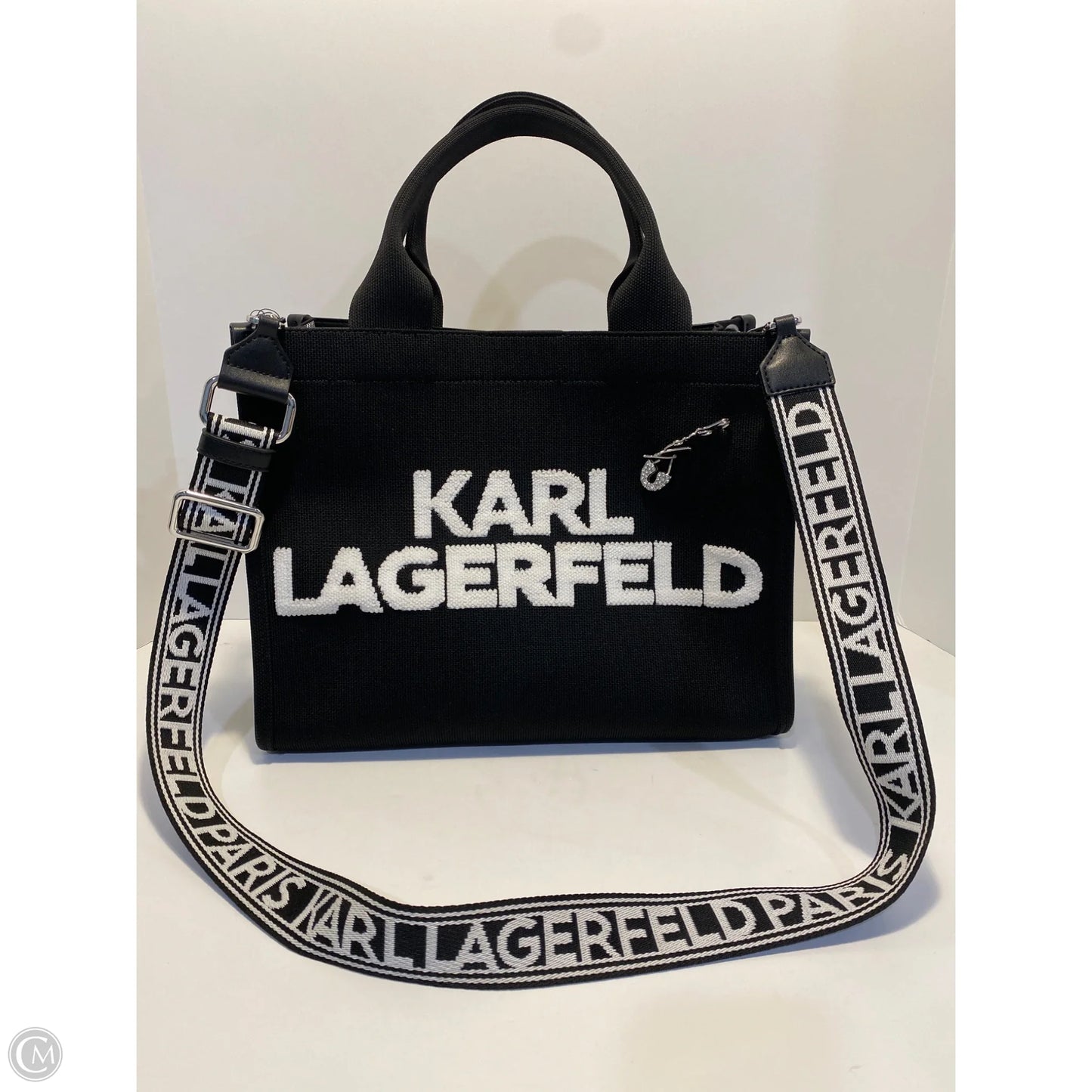 Tote Designer By Karl Lagerfeld, Size: Large