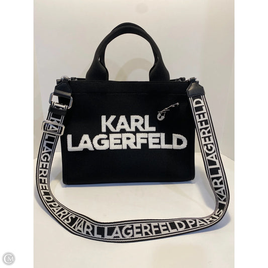 Tote Designer By Karl Lagerfeld, Size: Large
