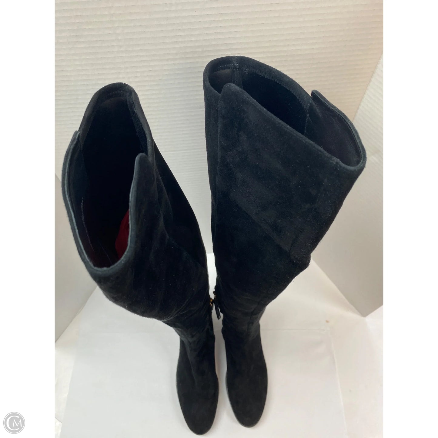 Boots Designer By Tory Burch In Black, Size: 7