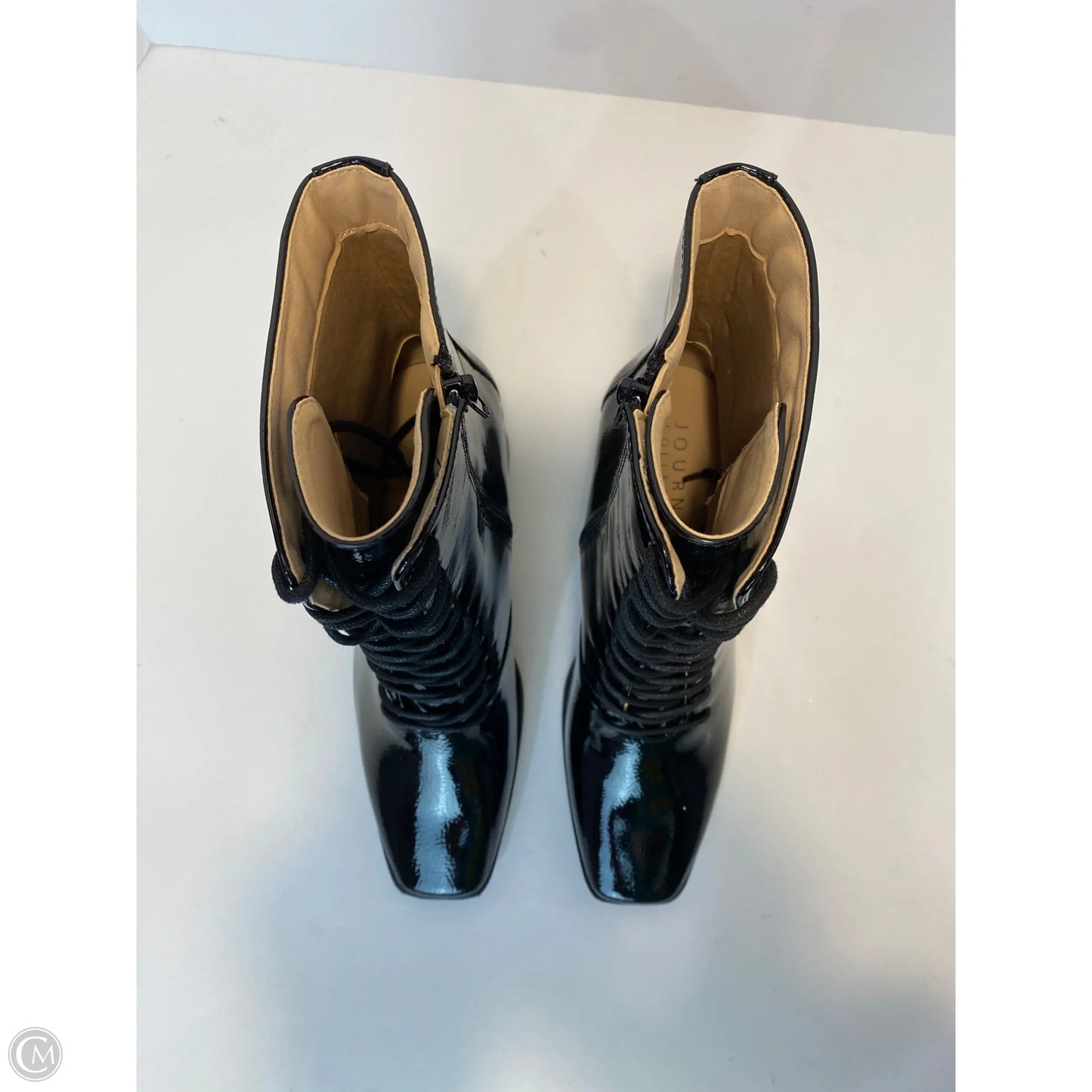 Boots Mid-calf Heels By Journee In Black, Size: 9