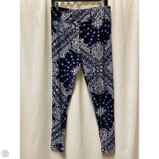 Pants Leggings By Lularoe In Blue, Size: Osfm