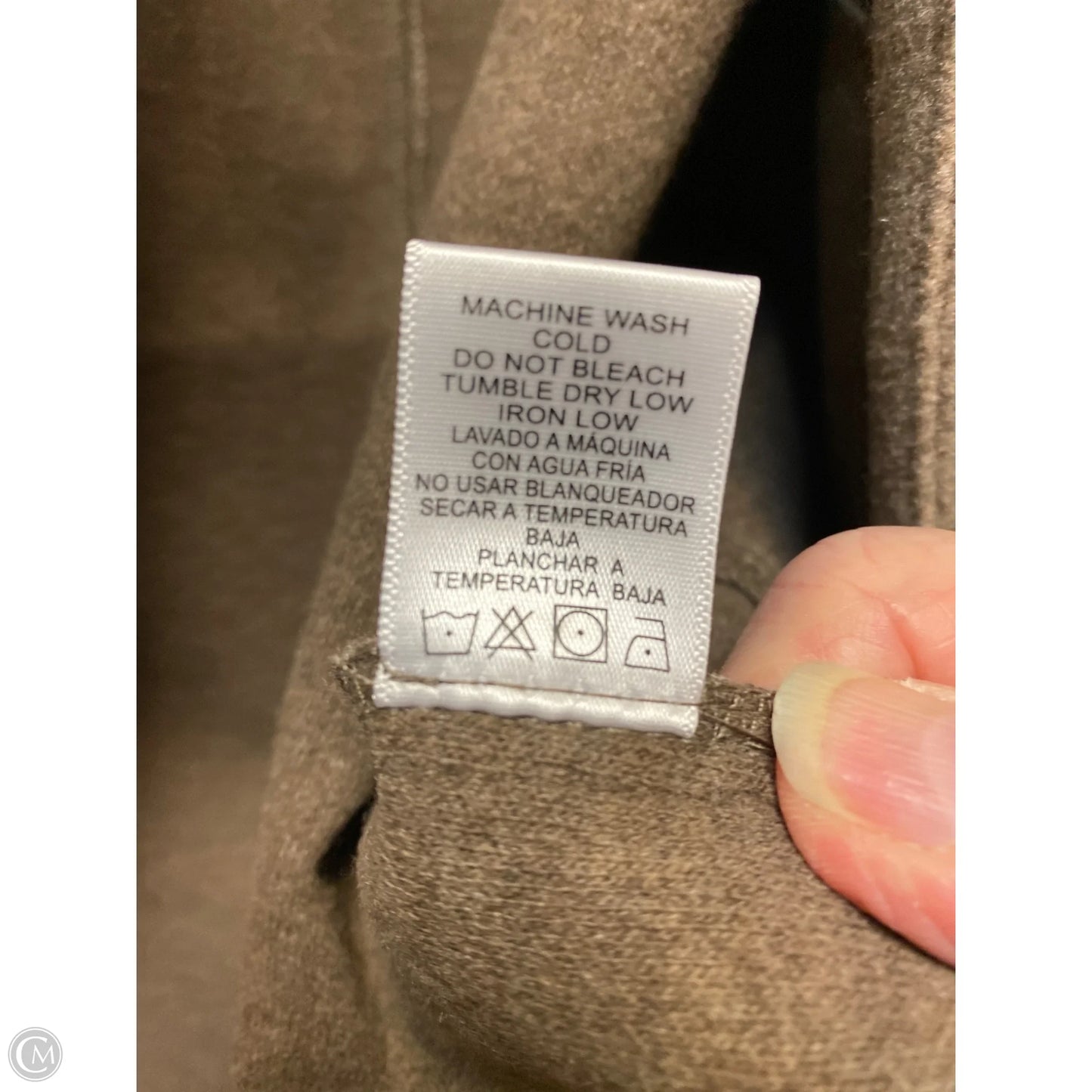 Cardigan By Love Tree In Taupe, Size: S