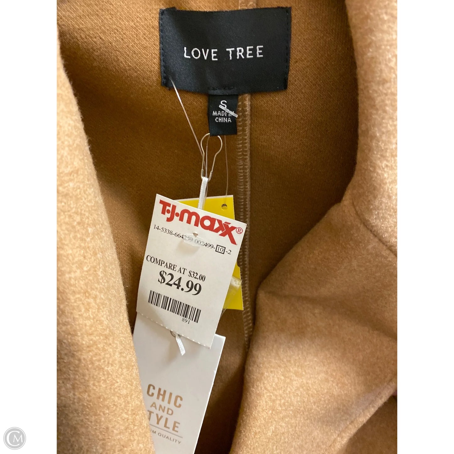 Cardigan By Love Tree In Brown, Size: S