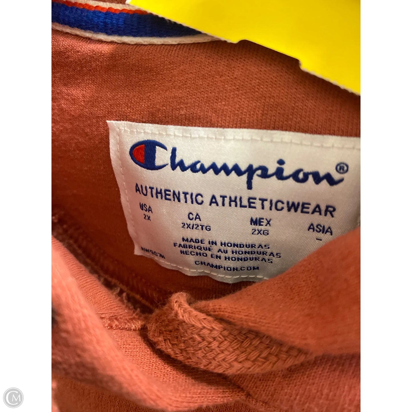 Sweatshirt Hoodie By Champion In Mauve, Size: 2x